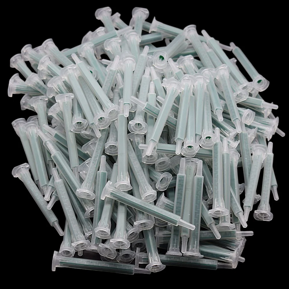 

250pcs AB Glues Static Mixing Nozzles Cartridge Mixer Tube Epoxy Resin Glue Adhesives Mixing Mouth for Caulking Guns AB Glue Gun