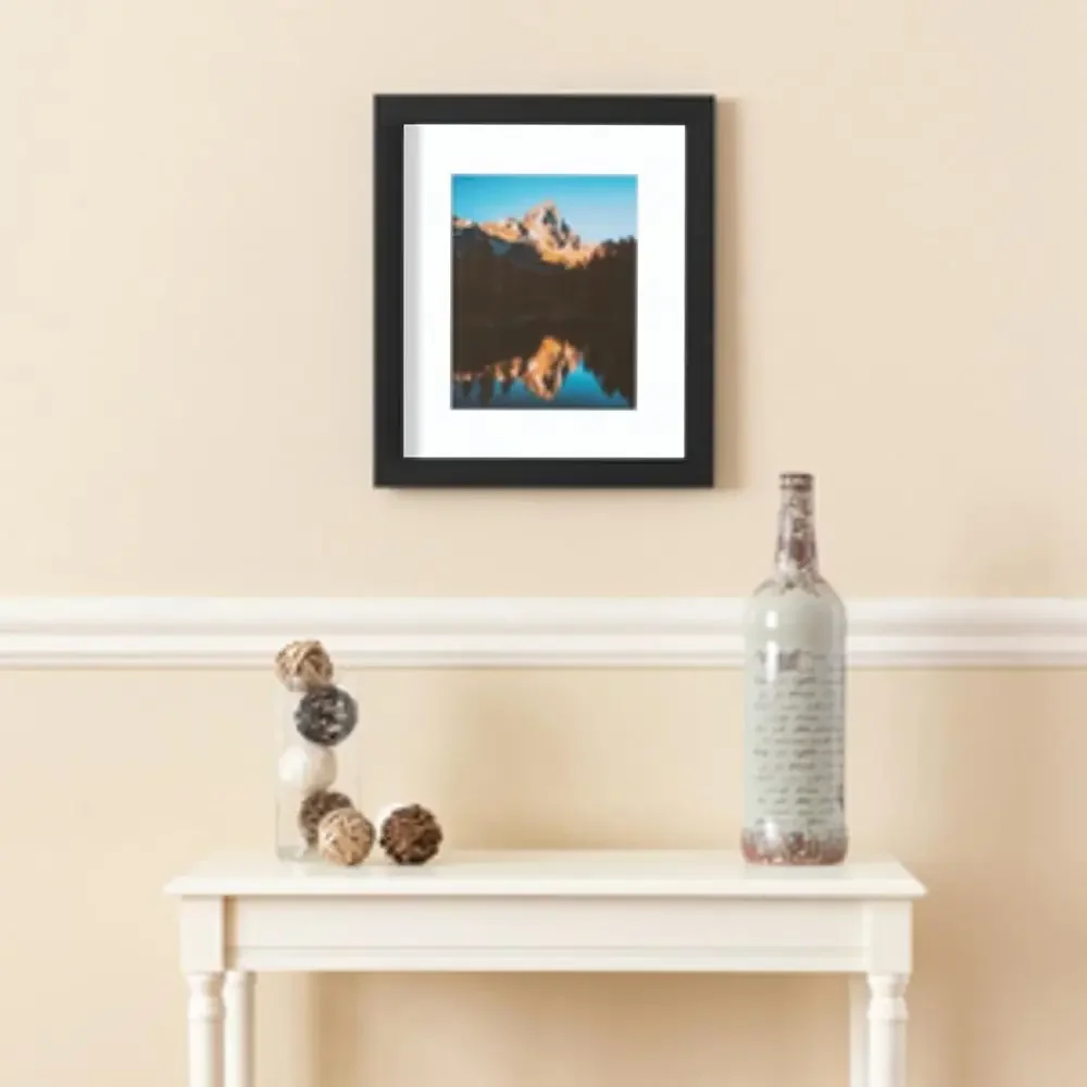 15x17 Inch Satin Black Picture Frame