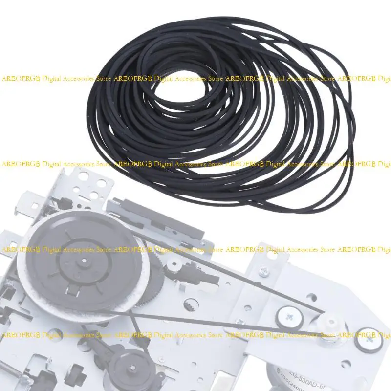 

E21E 1mm/2mm/3mm Cassette Tape Machine Belt Wide Rubber Belts for Recorder ,Repeater DVD Drive 200PCS