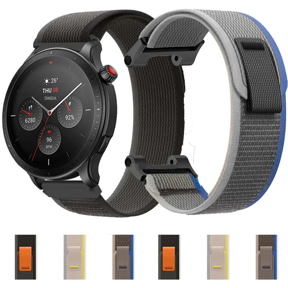 Nylonowy pasek do Huami Amazfit T-REX 2 smartband z zegarkiem sportowa bransoletka dla Xiaomi Amazfit T-Rex/T Rex Pro 2 Correa