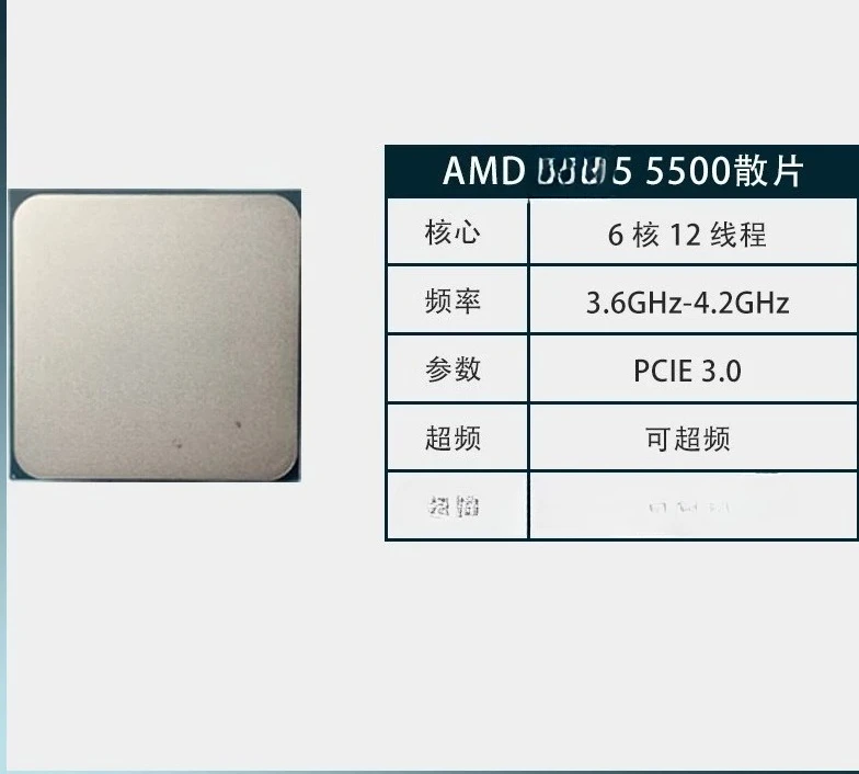AMD Ryzen 7800X3D 7500F 7600 7900X 7950X 8700G Boxed CPU Processor Loose
