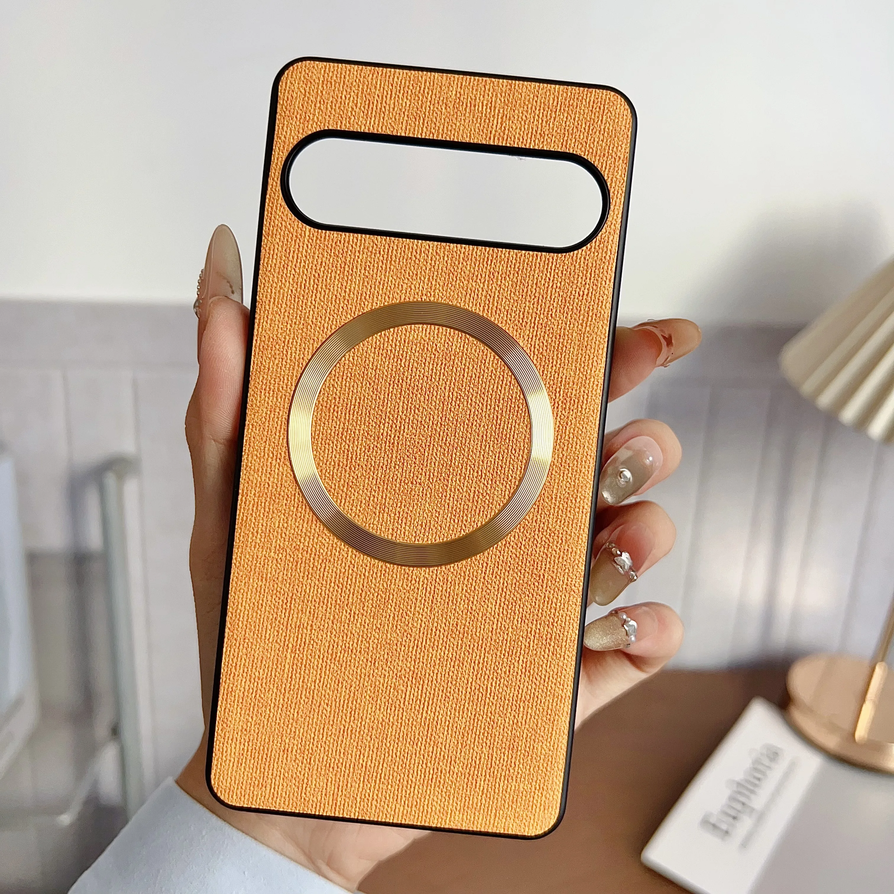 Funda Magnética Magsafe para Sony Xperia 10 VII, Carcasa Trasera de Tela, Fundas para Xperia 10 VI, Fundas Móviles Xperia 1 VII