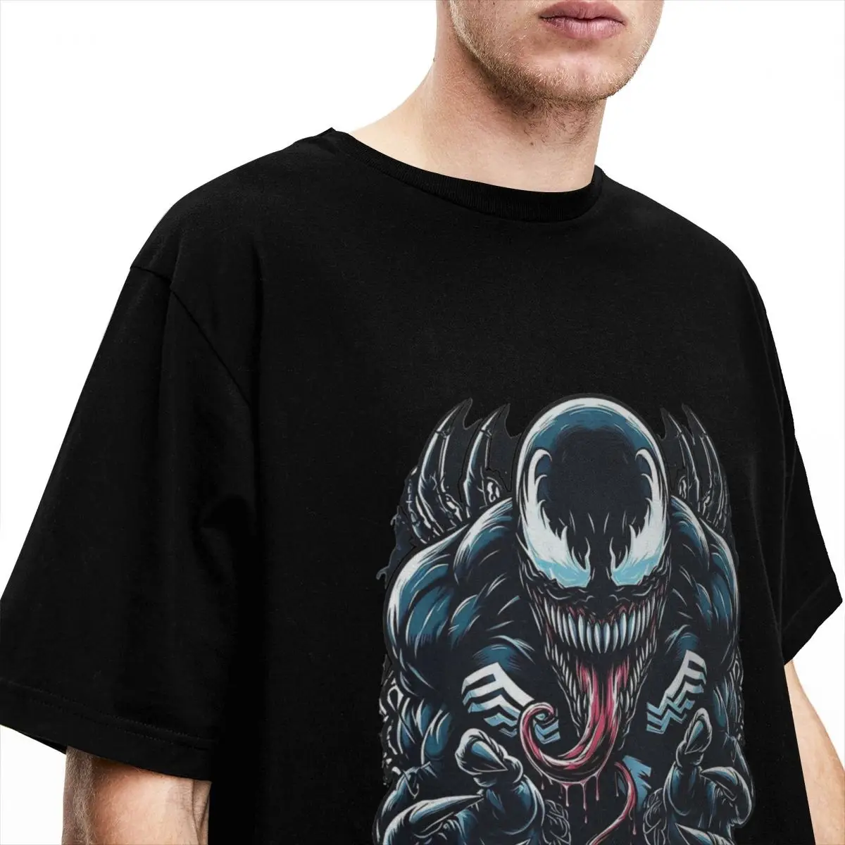 Streetwear Tเสื้อVenom The Last Dance 2024 100 Cottonเสื้อยืดNovelty TShirtสําหรับบุรุษฤดูร้อนความงามหลวมแขนสั้นด้านบน