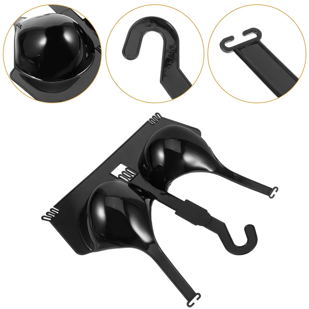 

4Pcs Female Hanging Lightweight Bust Form for Bra Bikini Clothing Exhibition Space Saving Aesthetic Retail