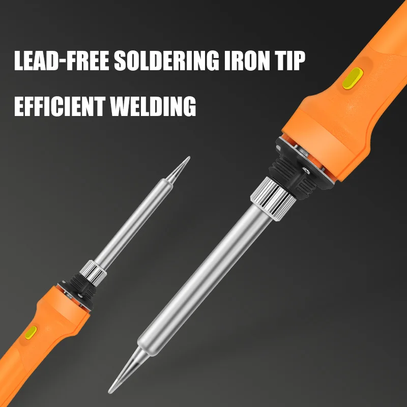 TQ95 Soldering Iron, Energy-saving 20W/200W 2nd Gear Switching, Fast Heat Transfer Antioxidant lead-free Solder Iron Tip