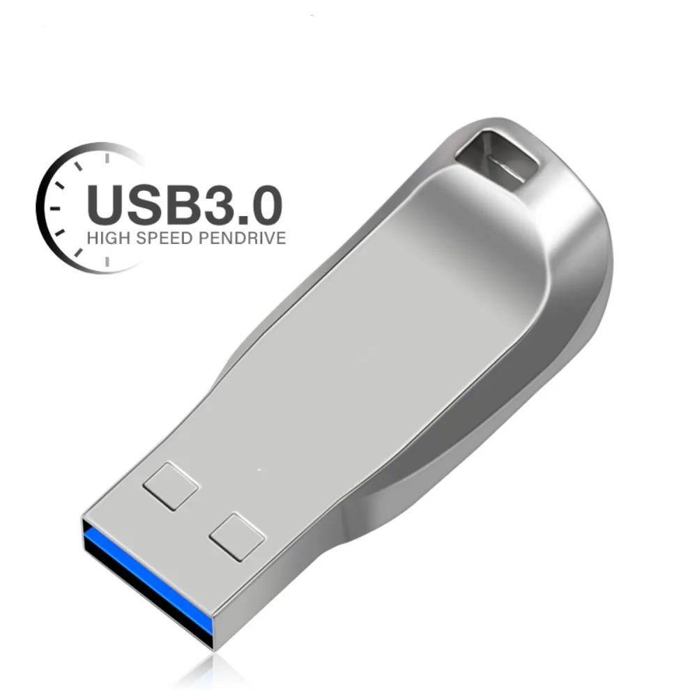 High-Speed Metal Rod USB Flash Drive 128GB 64GB 32GB 16GB 8GB USB 3.0 Pen Drive Waterproof Memory Stick U Disk Data Storage