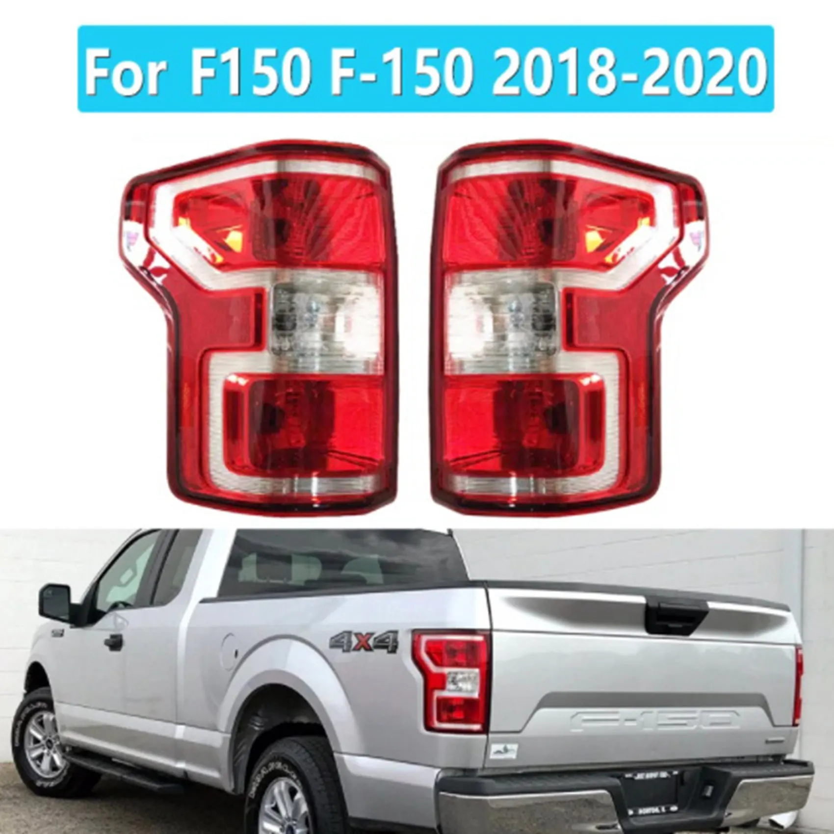 Right Brake Tail Light Rear Lamp for Ford F150 F-150 2018 -2020 L3Z-13404-D JL3Z-13404-G JL3Z-13404-E