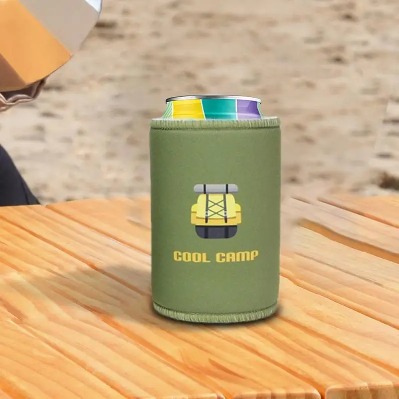 Can Sleeves Cover Insulated Can Cooler Sleeves Standard Can Insulated Cooler Sleeves Neoprene Thick Non-slip Can Covers For