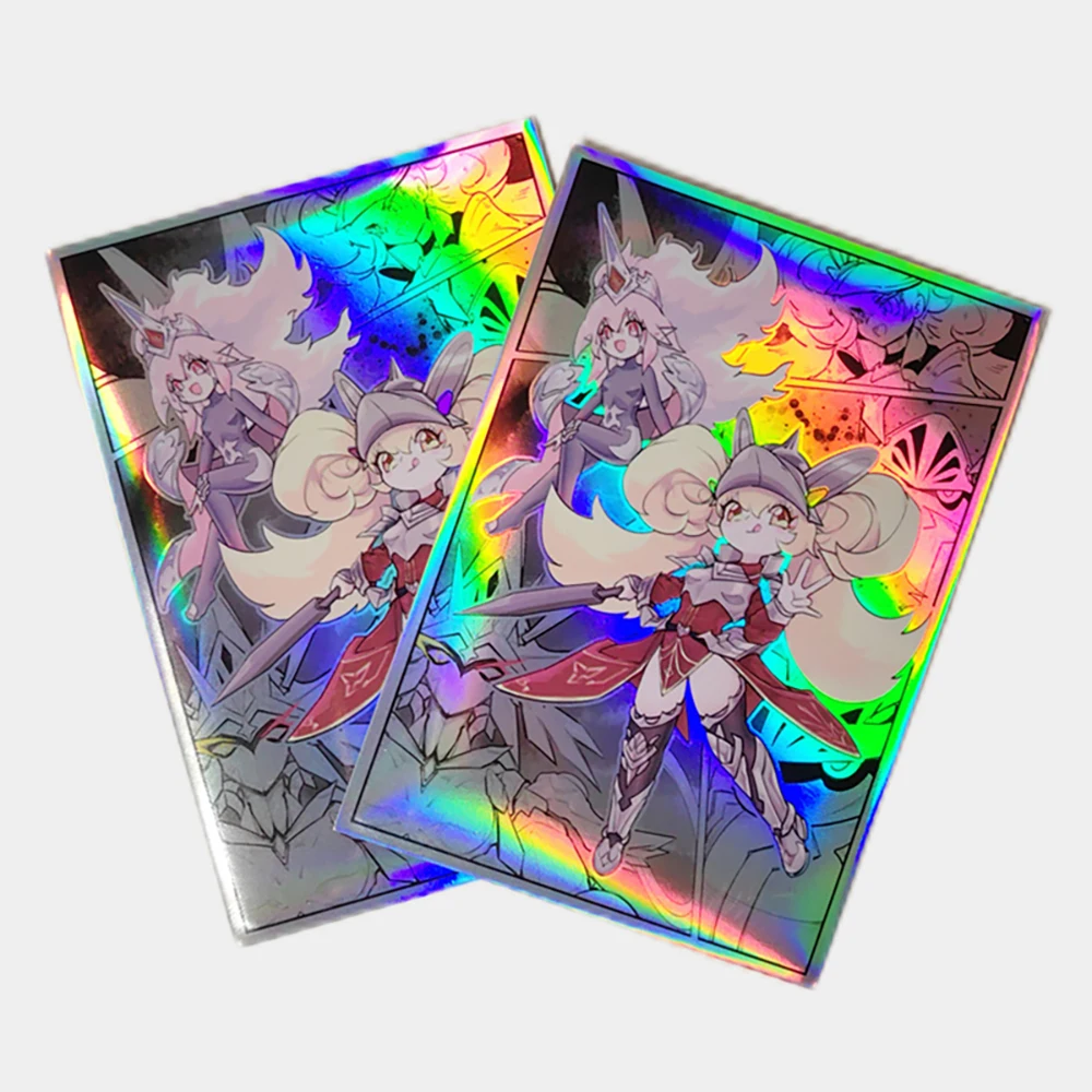 50pcs 63x90mm Anime Card Sleeves Dragunity Primus Pilus Splints Card Sleeves Trading Card Inner Sleeves for YGO