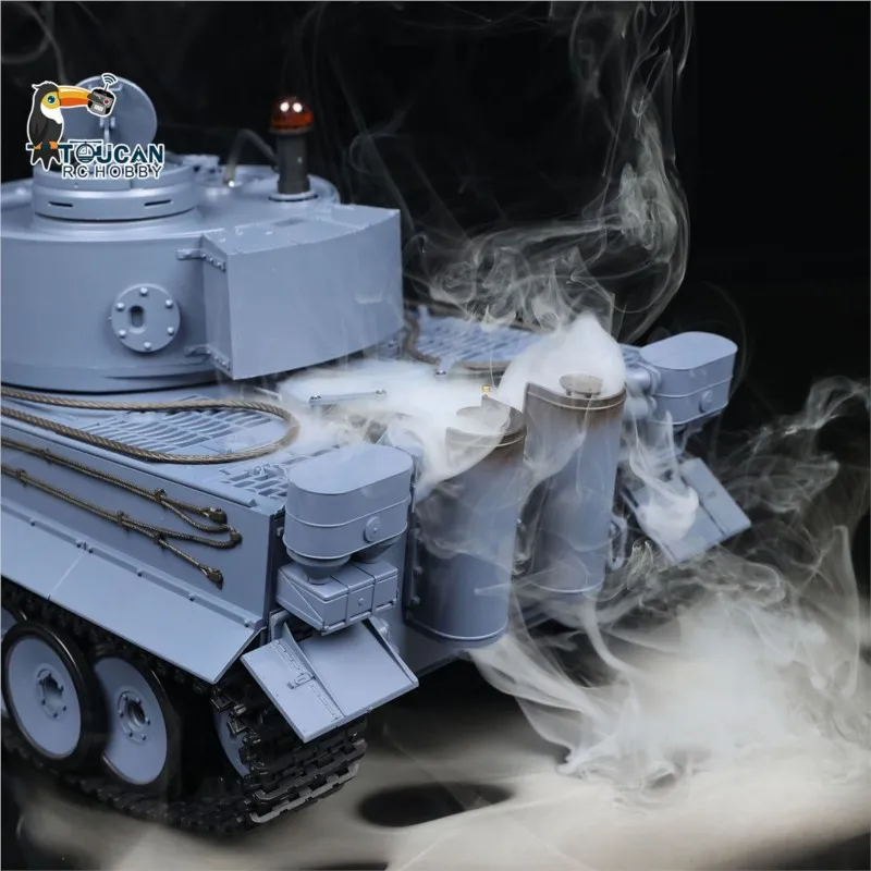 Henglong 1/16 Tiger I 3818 2.4G 7.0 RTR RC Tank Plastic Model Military Vehicle for Collectors TH17233 - view 6
