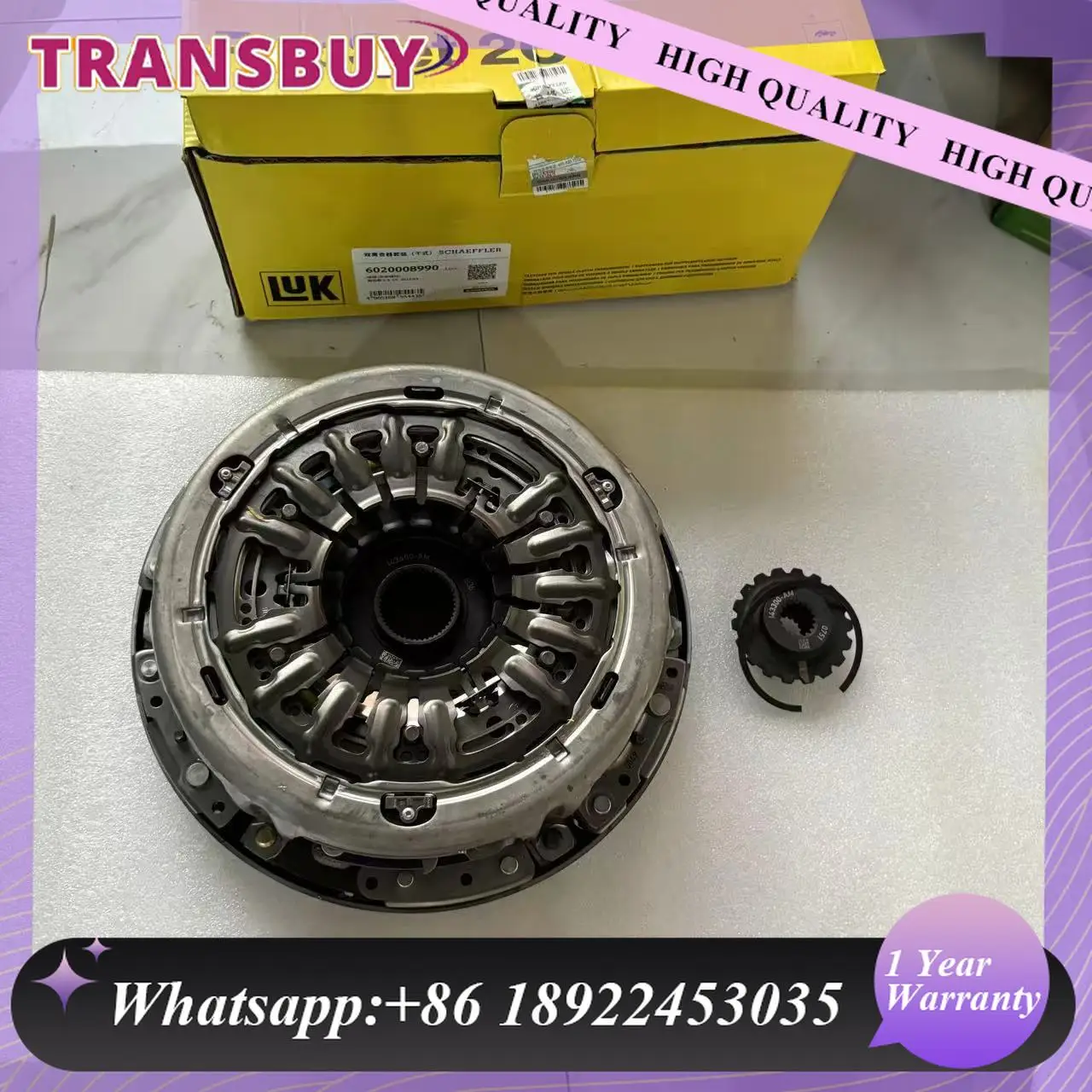 

DPS6 6DCT250 оригинальный LUK новый комплект вилок с двойным сцеплением для трансмиссии, костюм для FORD FOCUS 11-18 6020008990 DCT250