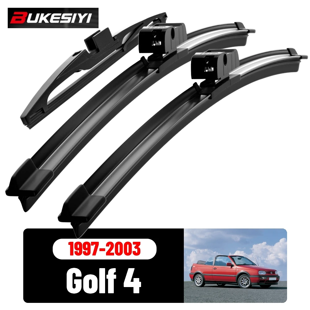 Front & Rear Wiper Blades Set For VW Golf 4 IV MK4 1997-2003 1998 2000 2001 2002 Silent Windscreen Wipers Accessories 21
