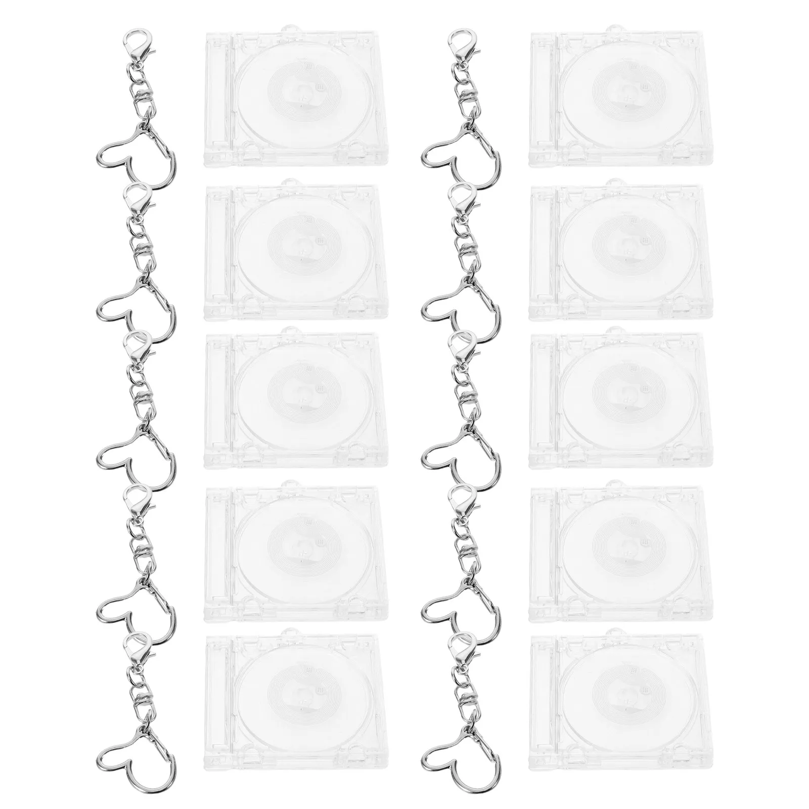 10Pcs Transparent M…