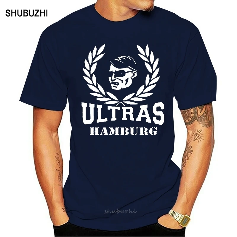 Ultras Hamburg T-Shirt S -  XXL Fan Fubball Fussball Hooligans Bundesliga T-shirt  Cotton Geek Family T Shirt Short Sleeve