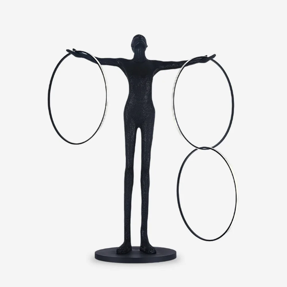 Hotel lobby sales office art sculpture ornament living room decorative floor lamp