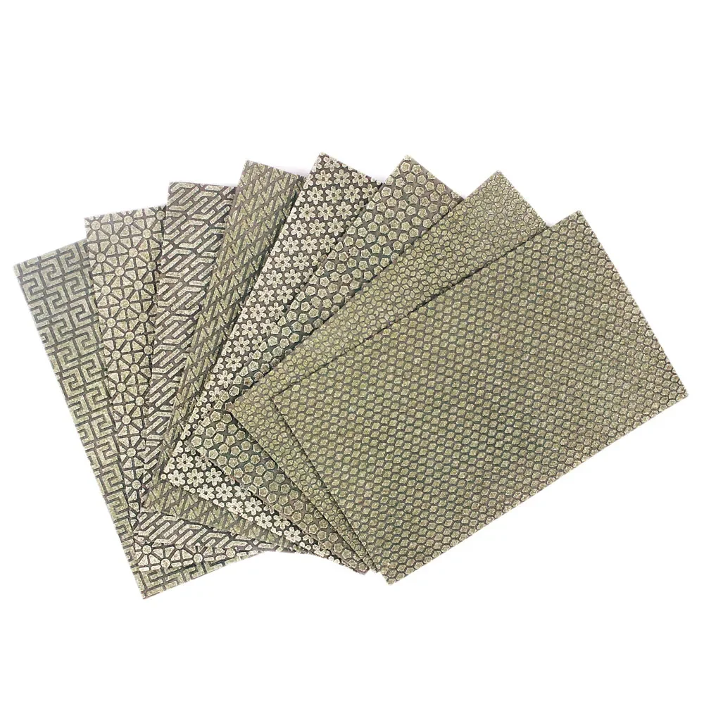 Diamond Polishing Sheet Electroplated Sandpaper 90*55mm Polishing Pads For Glass Stone Ceramic Tile Dry Wet Grinding Sand Paper