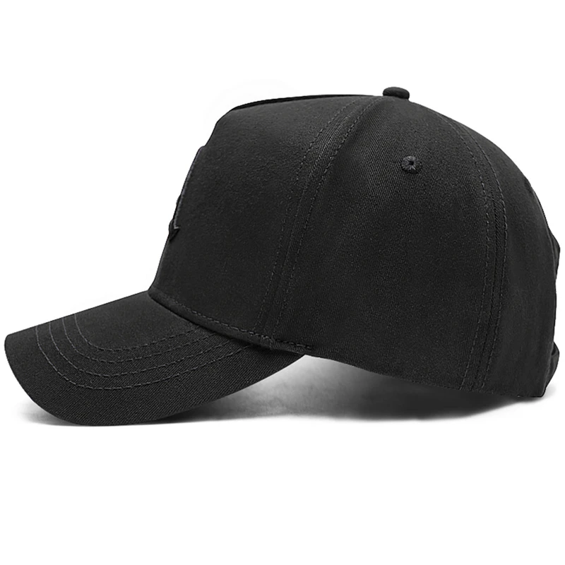 Unisex-Baseballmützen mit Buchstaben-Stickerei, für Frühling und Herbst, für den Außenbereich, verstellbare Freizeithüte, Sonnenschutzhut – Detail 3