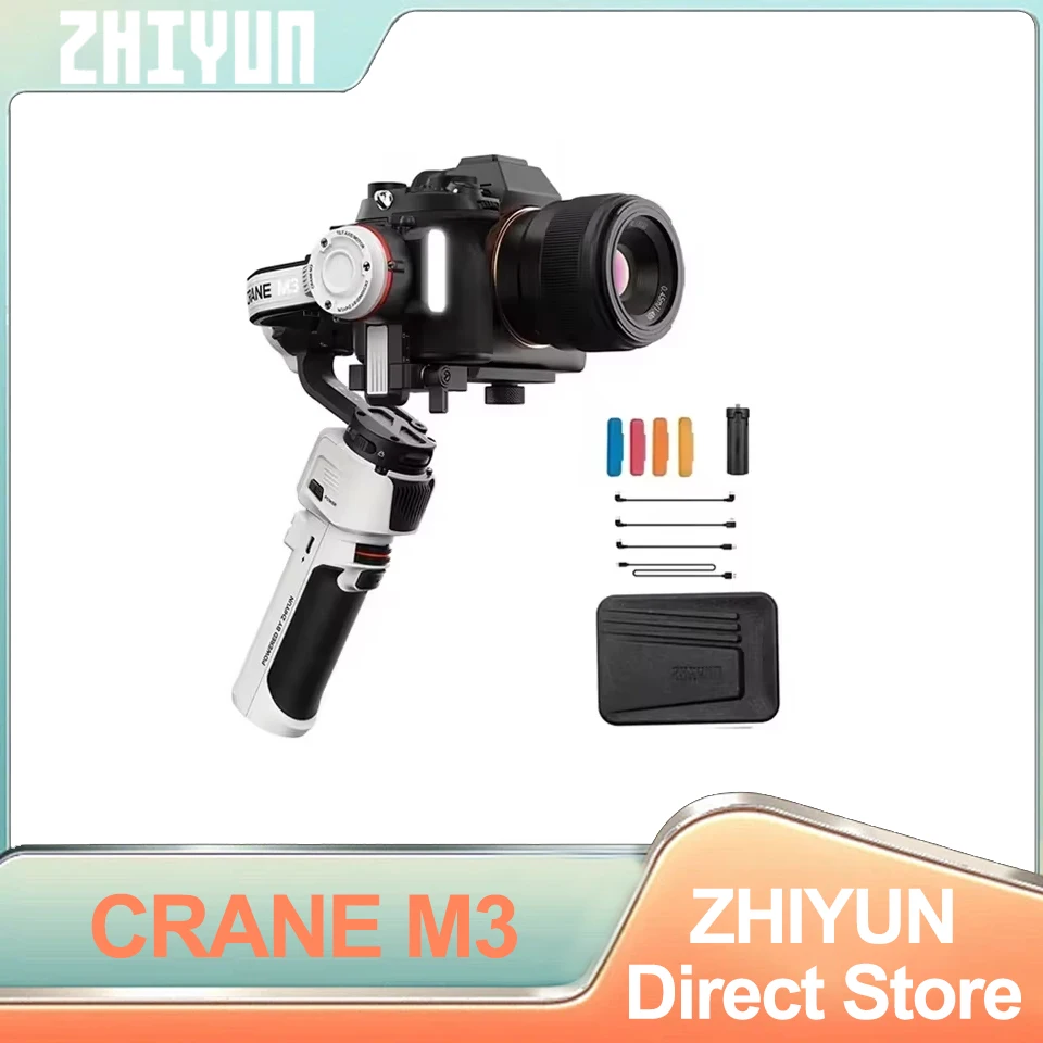 

ZHIYUN CRANE M3 3-Axis Handheld Camera Gimbal Stabilizer Compatible with Sony A7S3 Canon M5II EOS 200D Fuji X-T4 Nikon Z fc