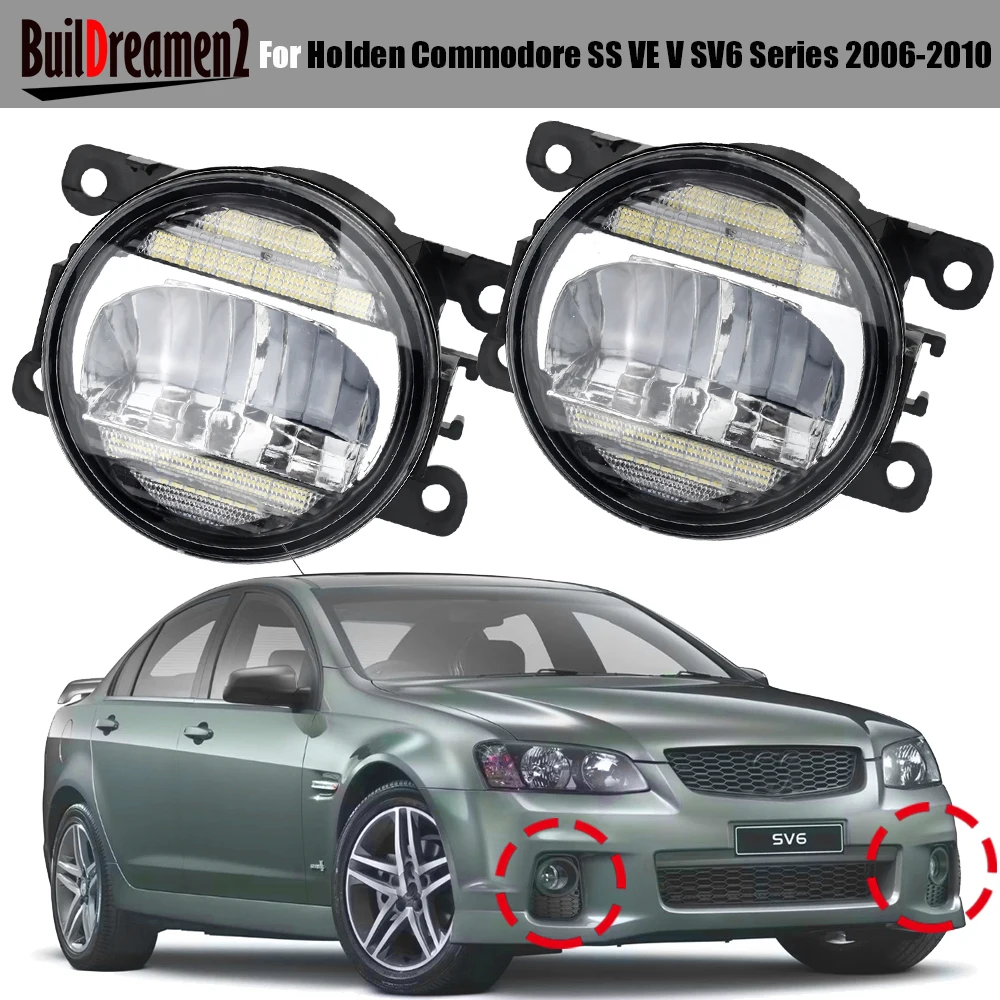 

2 X 30W Car Front LED Fog Light Daytime Running Lamp DRL For Holden Commodore SS VE V SV6 Series 2006 2007 2008 2009 2010