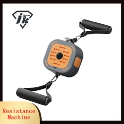 Multifunctional Fitness Equipment Resistance Machine Comfortable Grip Cable Machine Portable Strength Training for Home Gym