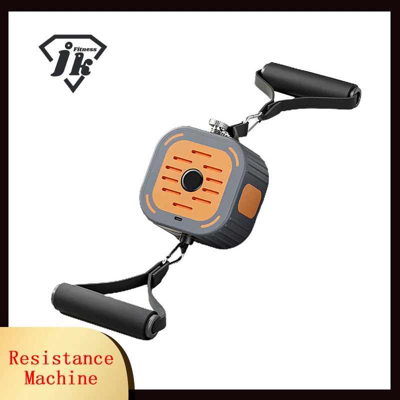 Multifunctional Fitness Equipment Resistance Machine, Comfortable Grip Cable Machine, Portable Strength Training for Home Gym