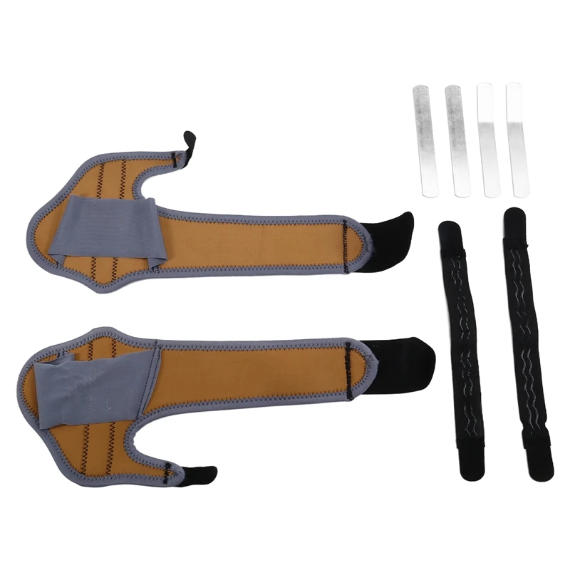 1 Pair Corrector Toe Straightener Adjustable Splint With 2 Angle Bar Toe Separator For Women & Men