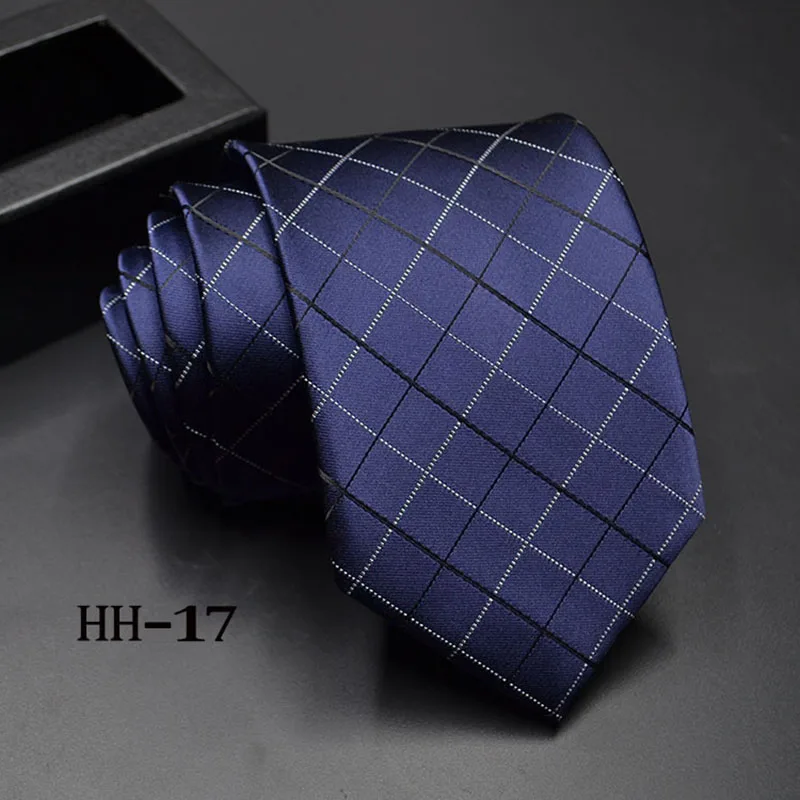 HUISHI 25 Classic New Wedding Men  Neck Tie Red Stripe Lattice Neckties For Men Business Fashion Luxury Plaid Striped Flower Tie