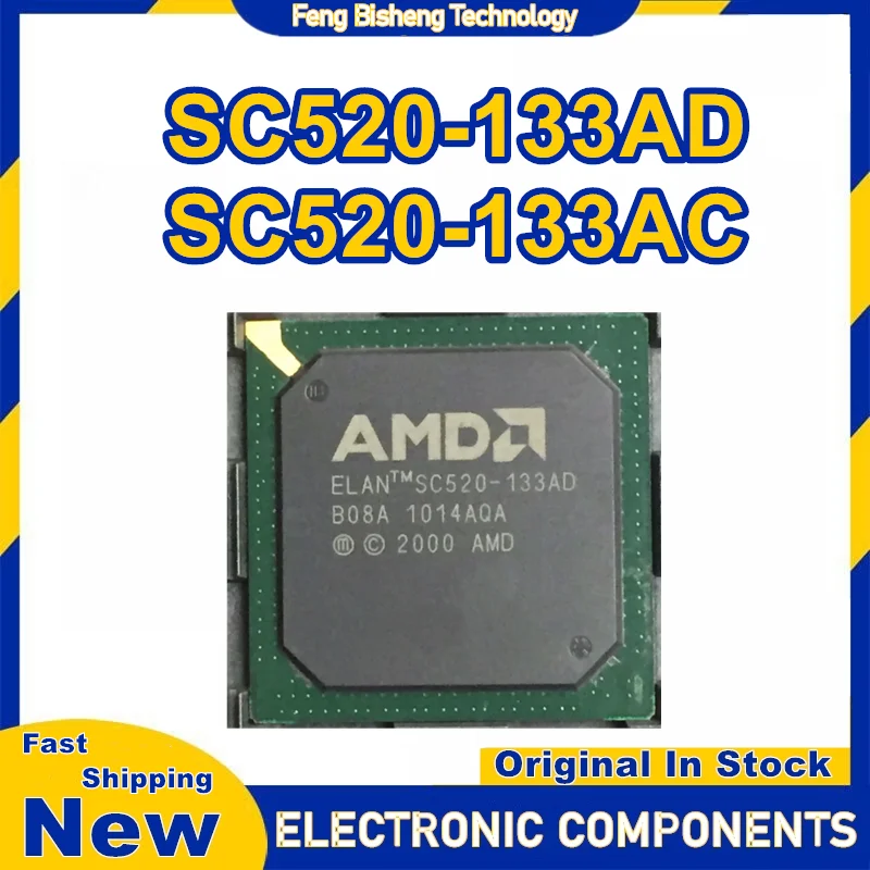 شرائح ELAN SC520-133AC SC520-133AD BGA388 IC جديدة في المخزون