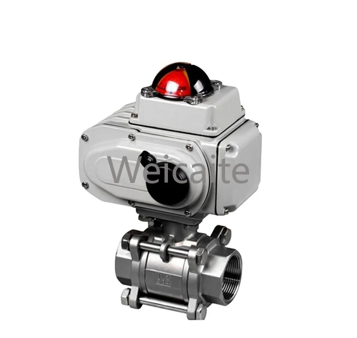 

Electric ISO05211 Installation Platform Internal Thread Gland Type 3-piece Sanitary Ball Valve ISO Clamp