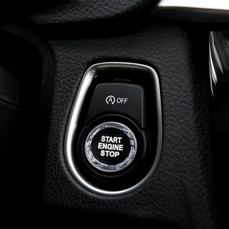 Crystal Style Car Start Stop Engine Switch Button Cover For BMW X1 X3 X4 X5 X6 F20 F22 F30 F34 F10 F18 F32 F01 F02 G20 G30 G01