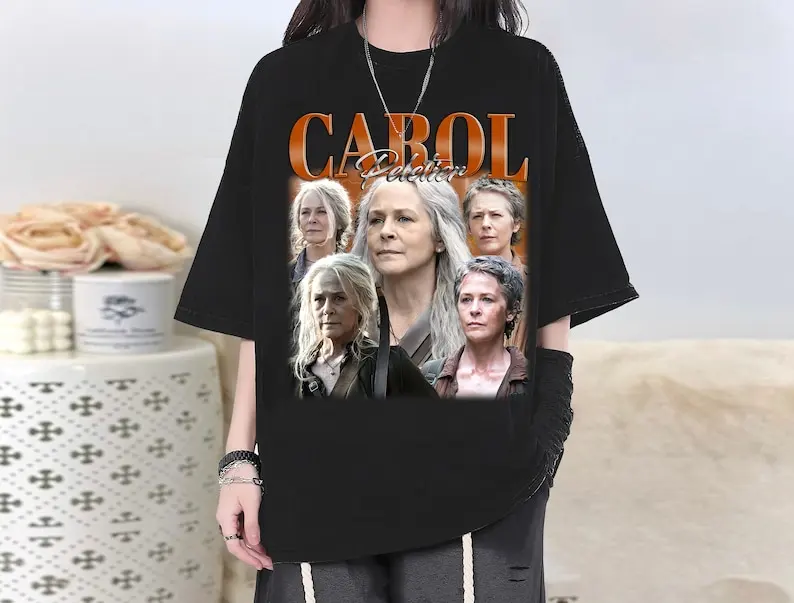 Retro Carol Peletier T-Shirt,  Actress Carol Peletier Fan, Super Star Tee Shirt