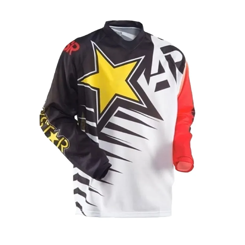 

Men's Women's Motocross Cycling Jersey FOFING Motocross T-Shirt Quick-Dry Breathable Downhill Jersey