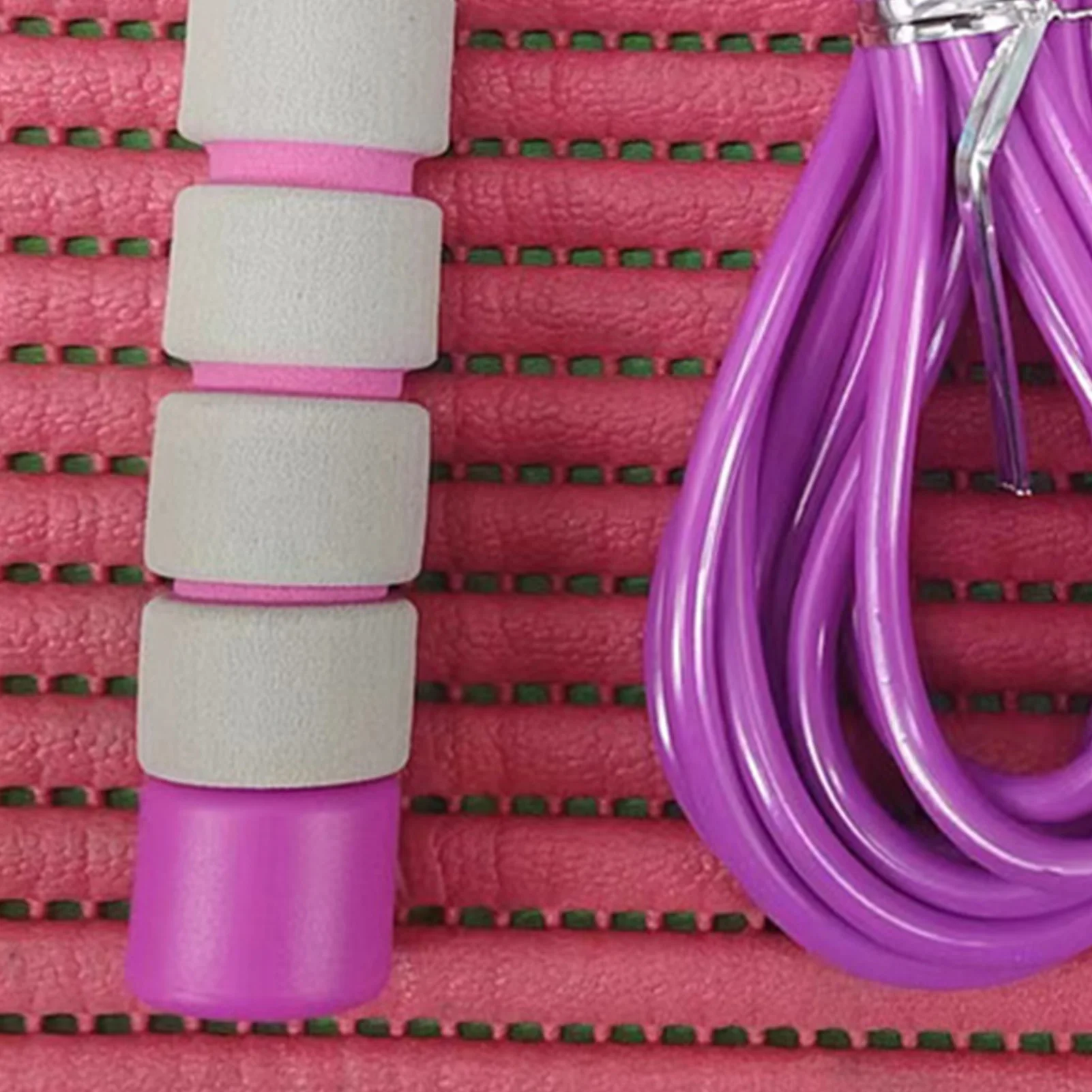 حبل الطفر للطلاب 2.4 متر مقبض رغوي عالمي مضاد للانزلاق حبل الطفر بطول احترافي قابل للتعديل حبل القفز للتدريب #5