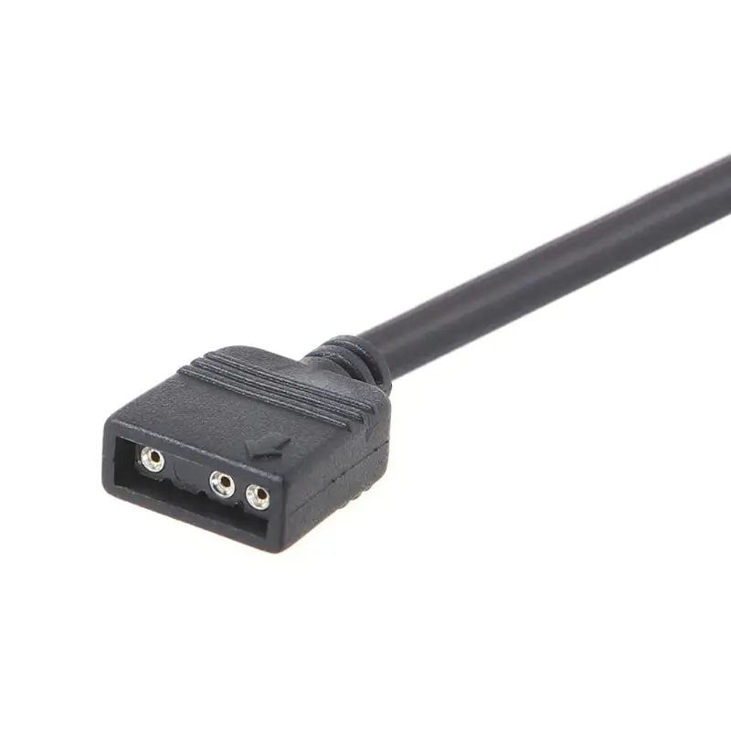 F3KE Computer Motherboard Header Adapter Cable for Gigabyte RGB 5V 3 Pin VDG to Normal 3Pin Conversion Line Connector Replace