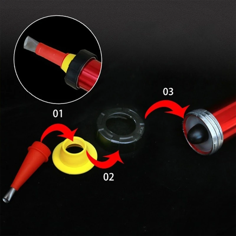 Dwan 22 chiếc Đầu phun Mắc Bộ Dụng cụ bôi bằng thép không gỉ có thể tái sử dụng Phù hợp cho các dự án dán và vữa trang