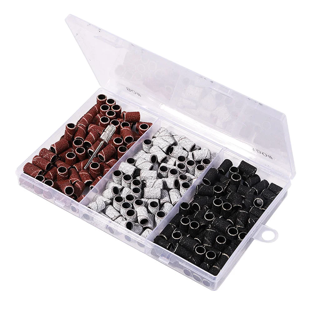 Strumenti per lucidare le unghie Fascia abrasiva per colori assortiti per abbellisci le unghie Smalto Cura pulita Rimozione della pelle morta Strumento per manicure con dita dei piedi