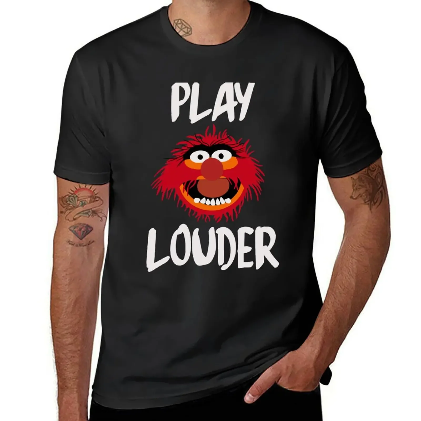 Play Louder T-Shirt tshirts personalised custom t shirt cotton graphic tees mens cotton t shirts