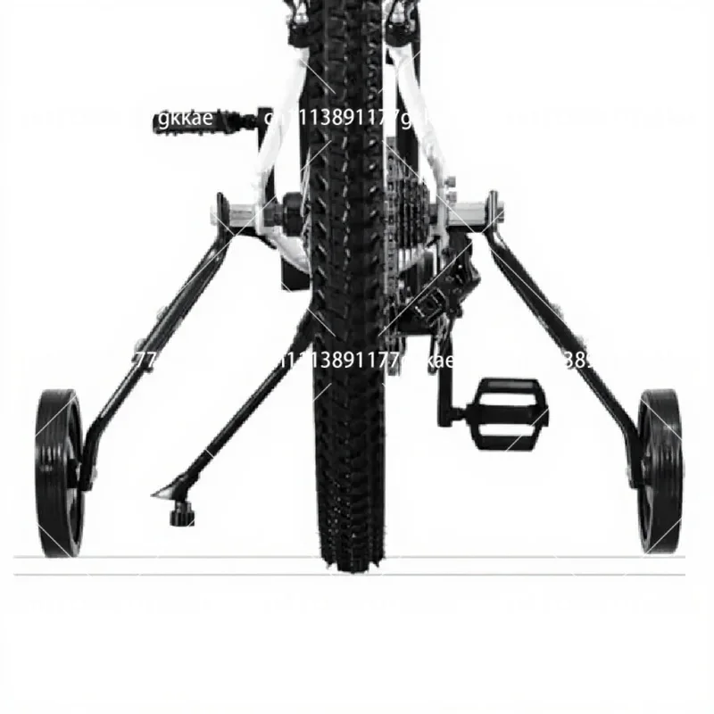 Adult Kids Bike Training Wheels 16-26 Inch Multi-Speed Bicycle Steel Thickened Stabilizer Bracket