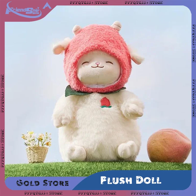 

Kawaii плюшевая кукла-овца, супер мягкая плюшевая игрушка-ягненок, подушка для объятий для девочек, украшение для спальни, пушистая подушка с животными, подарки на день рождения
