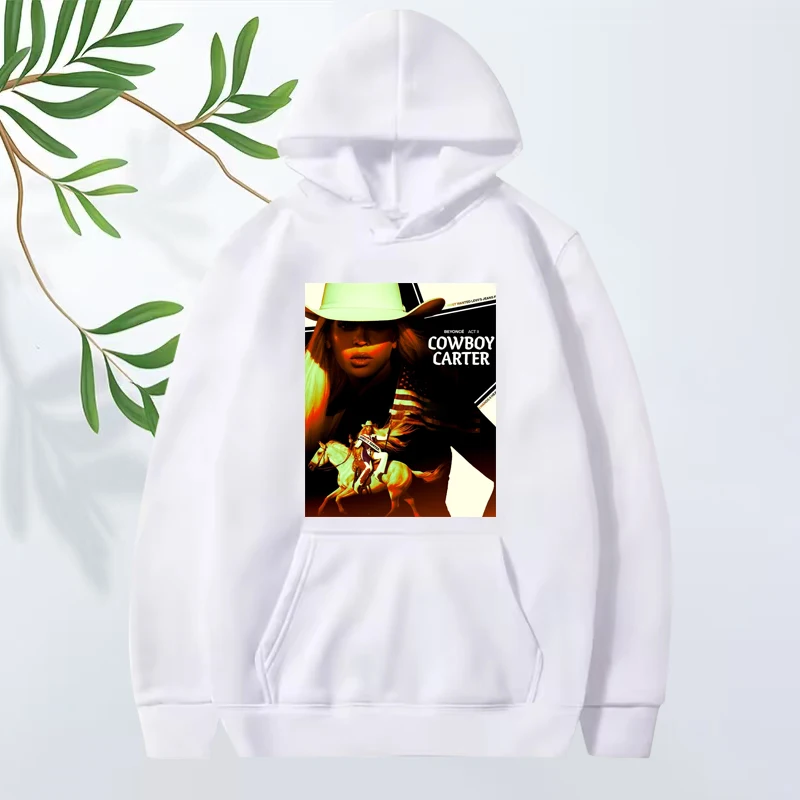 Cowboy Carter Beyoncé Essential Graphics hoodie men ’s women vintage Long sleeve streetwear fashion print oversized tops unisex
