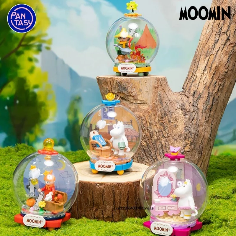 

Pantasy Moomin Walk Series Building Blocks: Snufkin Snorkmaiden Educational Assembly Model Toy Desktop Ornament Gift