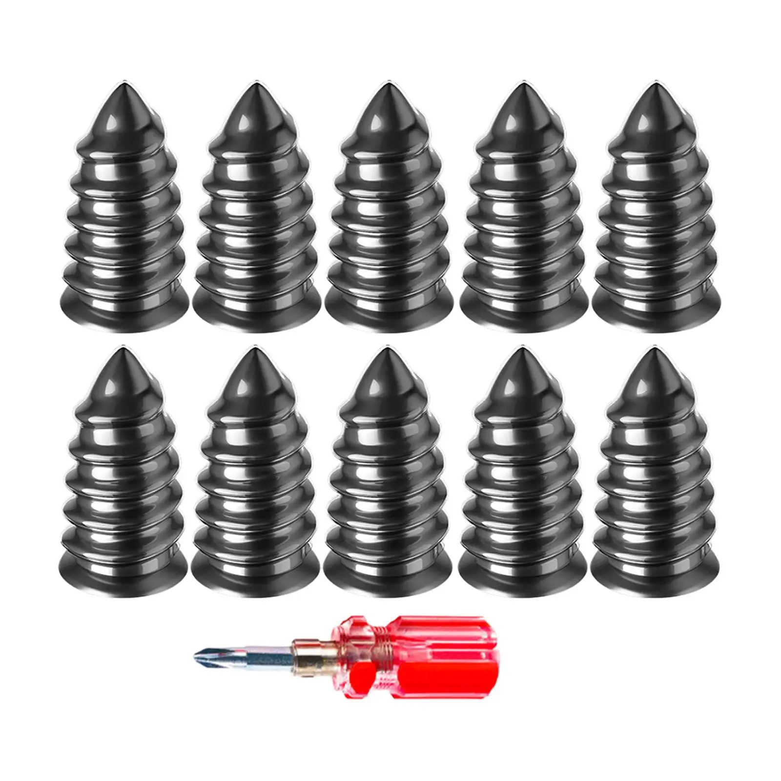 Durable Tire Repair Kit - Pack of 10 Rubber Plugs for Quick Fixes