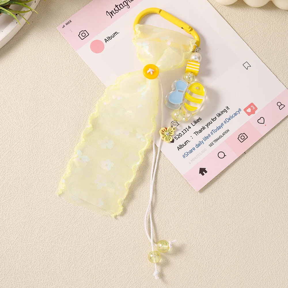 Aihua Fashion Haustier-Hund-Bären-Schlüsselanhänger, hübscher Satin-Hund-Taschenanhänger, Schlüsselanhänger, Handtaschen-, Rucksack-, Hosenanhänger, Dekoration, Geschenke – Detail 8