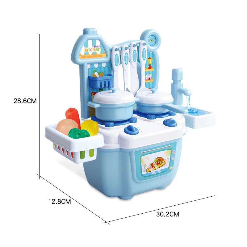 ของเล่นพลาสติกขนาดเล็กเด็กแกล้งทําเป็นเล่นโต๊ะทําอาหารเล่นชุดครัวขนาดเล็กของเล่นสําหรับเด็ก
