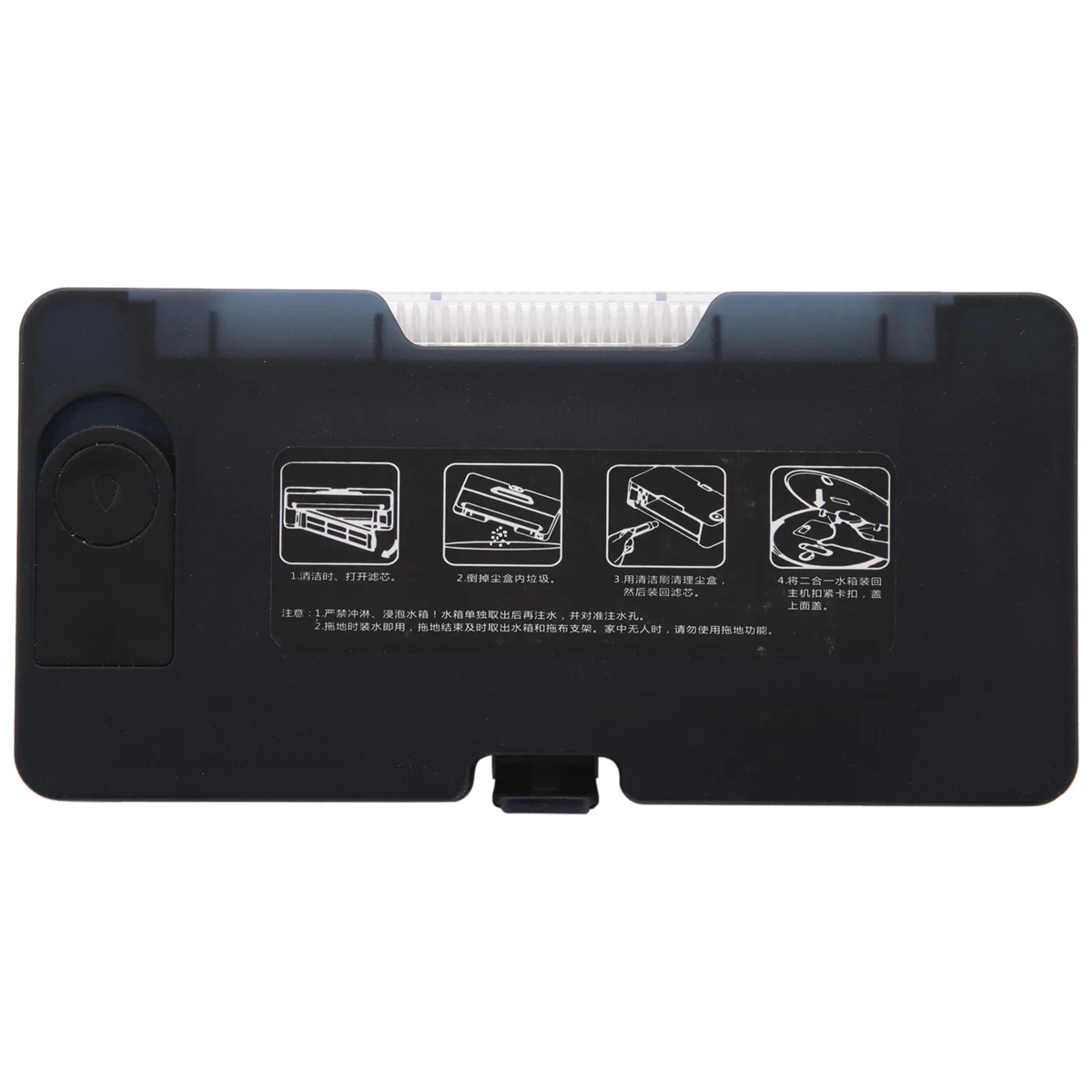 Kotak tempat sampah tangki air 2In1 untuk XiaoMi Mijia Robot STYTJ02YM MVVC01-JG untuk VIOMI V2 V2 Pro V3 V-RVCLM21B penyapu