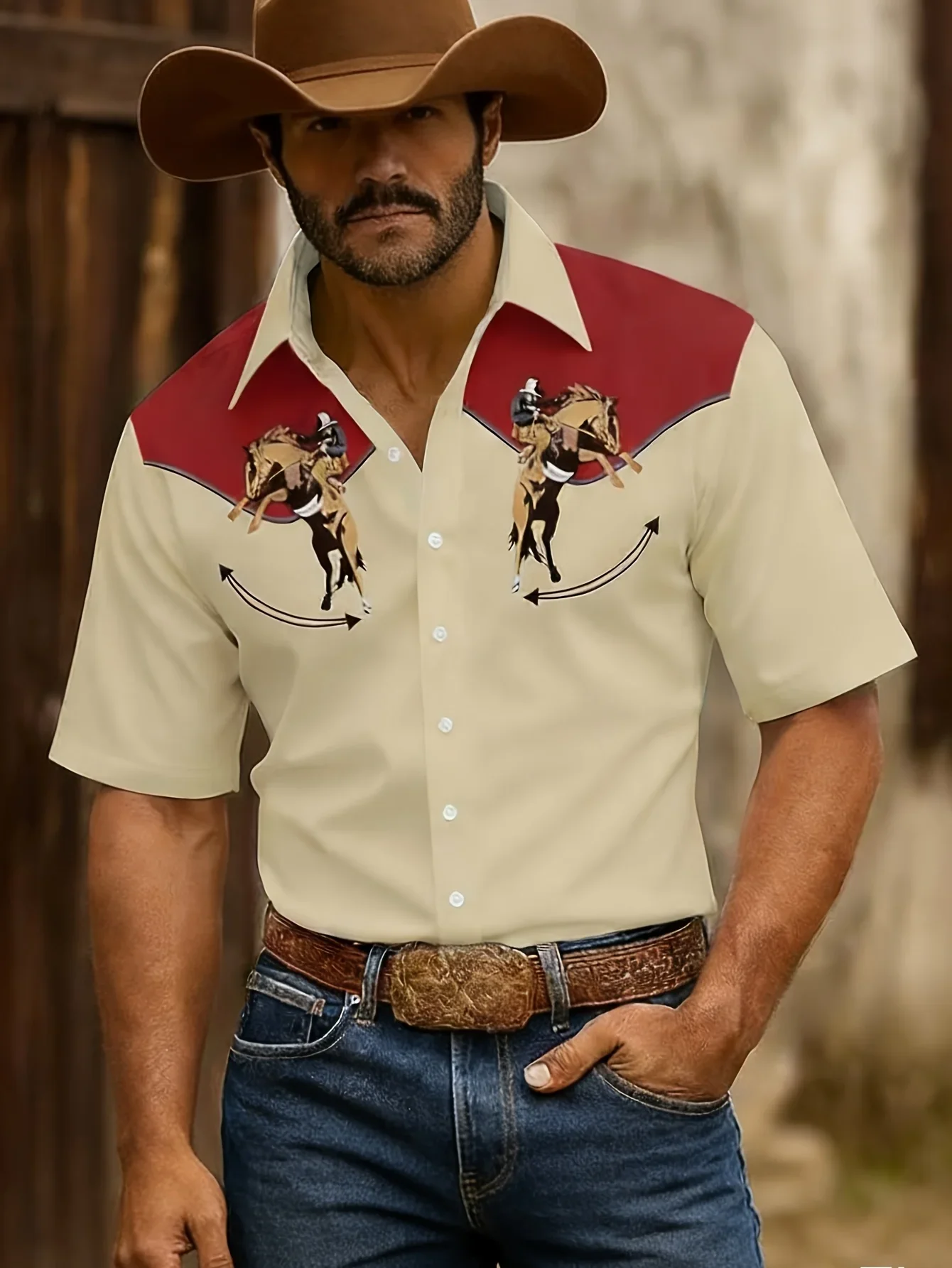 Men's Stylish Tropical Shirt SummerMan Women Short Sleeve Hawaiian Casual Print Lightweight Party Tops