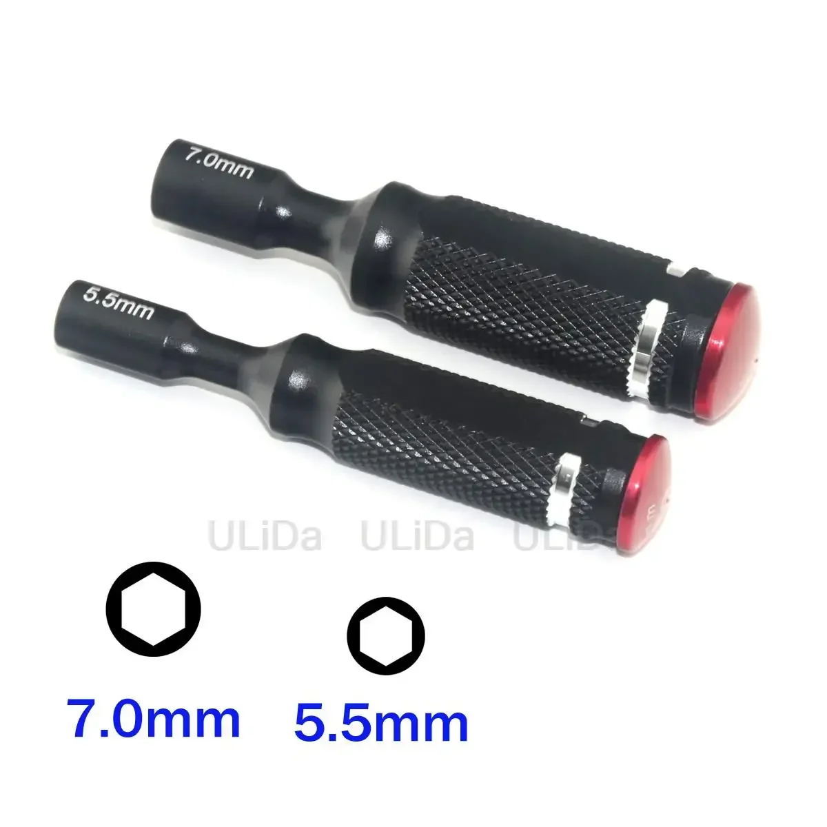 RC-Werkzeug Mini Aluminium-Sechskant 5,5mm 7,0mm M3 M4 Mutternschlüssel für Werkzeug 150701 RC-Auto Quadcopter Drohnen Reparaturwerkzeuge
