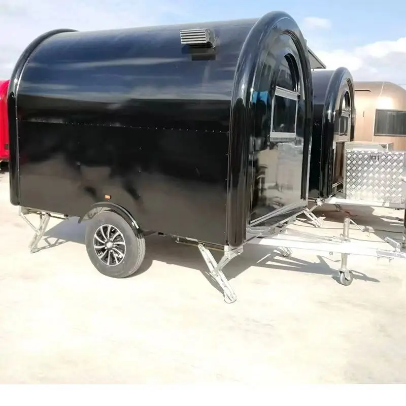 Customized New Arrival 8FT Professional Mobile Food Truck Used Fast Food Trailer with Cooking System for Sale