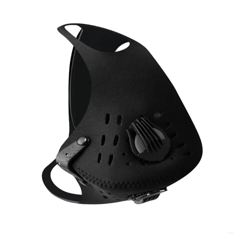 

Dust Face Mouth Cover Half Face Sports Face Protections Dust Mask Riding Cover with Filter Reusable Mouth Cover D5QC