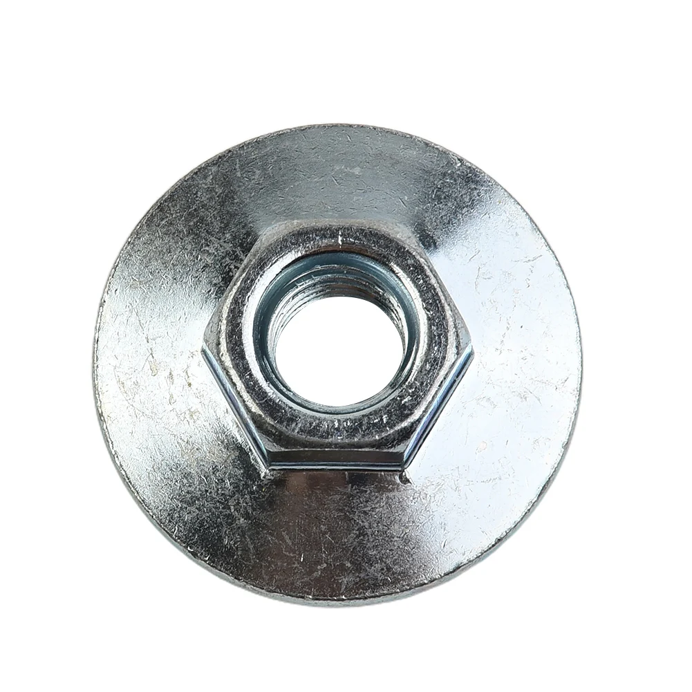 1pc Hexagon Angle Grinder-Disc-Quick Change Locking Flange Nut Quick Release Silver Tool-Accessories For 125/150/180/230